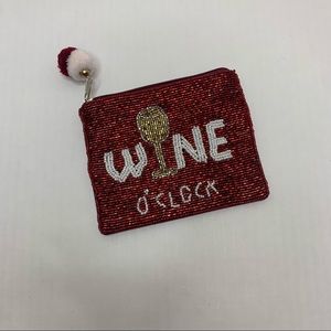 Wine O’Clock Coin Pouch